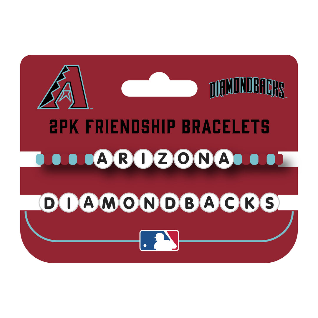 Arizona Diamondbacks Friendship Bracelets 2- Pack