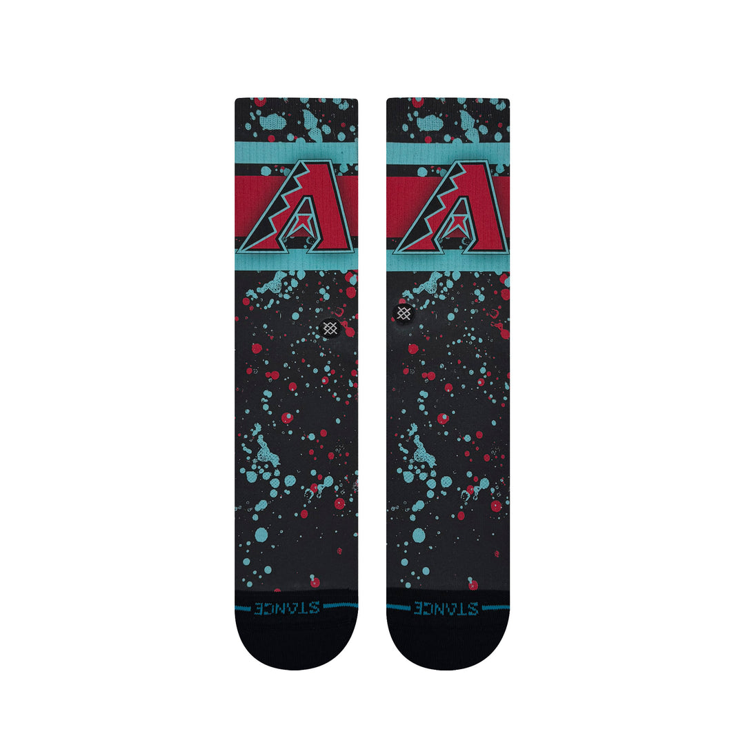 Arizona Diamondbacks A Splatter Crew Socks