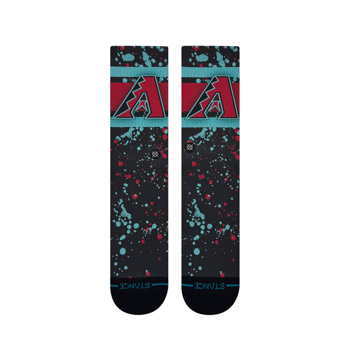 Arizona Diamondbacks A Splatter Crew Socks