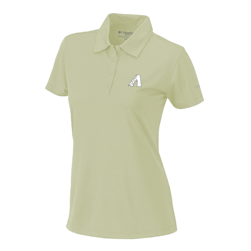 Columbia Womens Spring Yellow Birdie Polo
