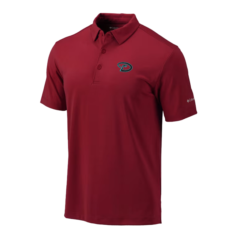 Columbia Mens Red Drive Polo