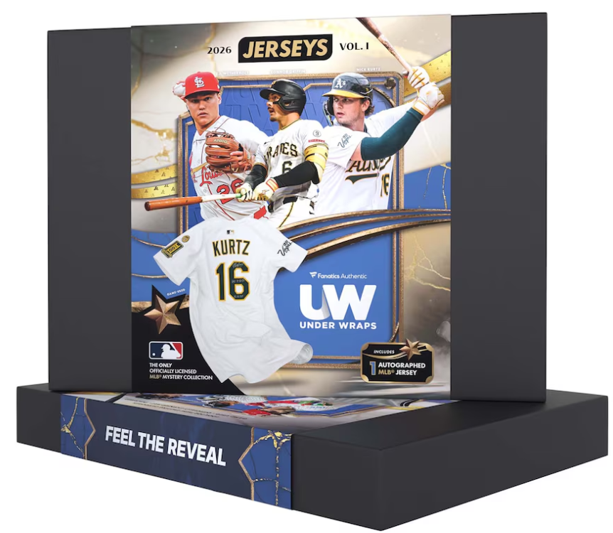 【未開封】2026 UNDER WRAPS MLB VOL.1 ボックス 2026 Under Wraps Autographed MLB Jerseys Vol. I - Single Mystery