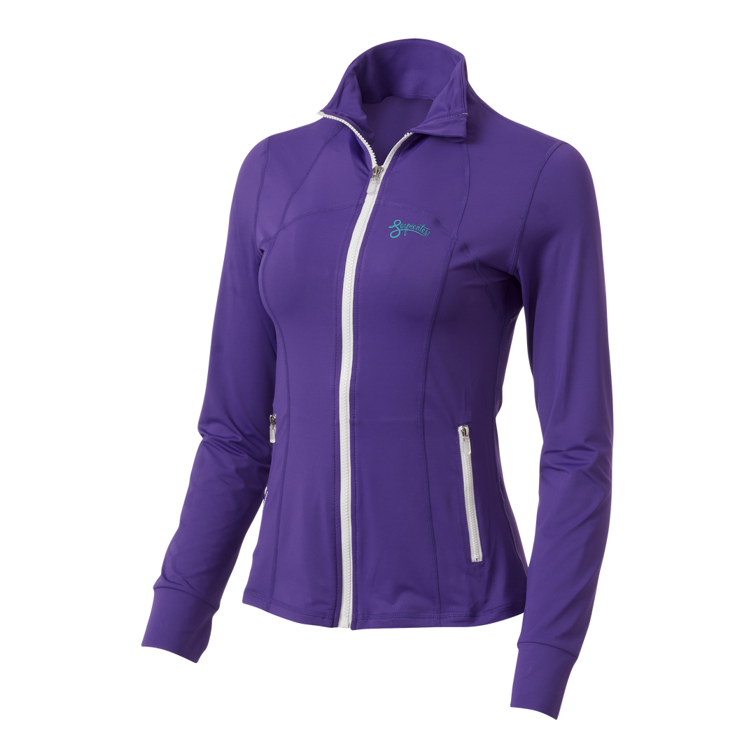 Full Turn Womens Purple City Connect Classic Ecotec Jacket