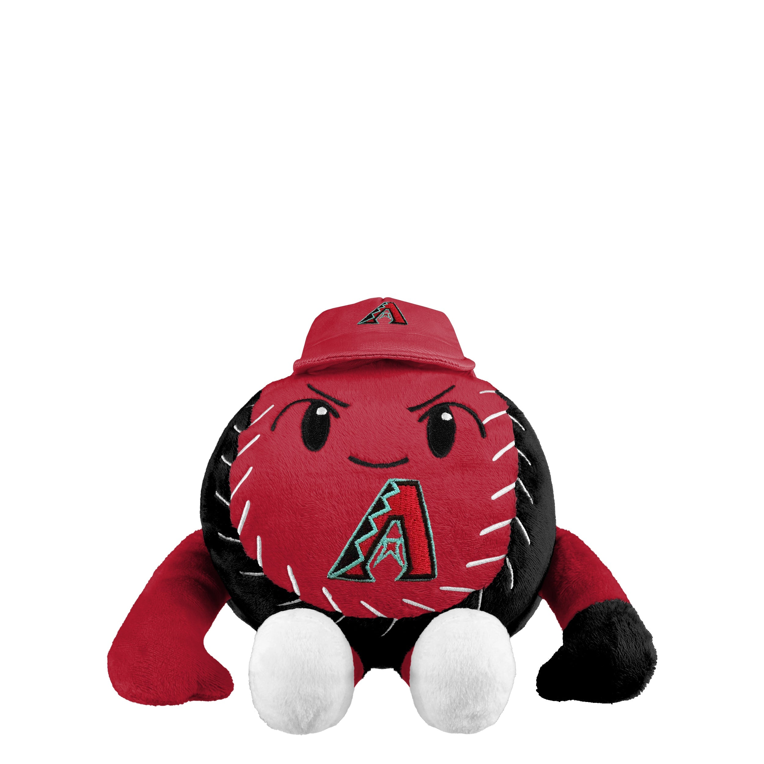 Arizona Diamondbacks Baseball Face Plush - Rattle Republic