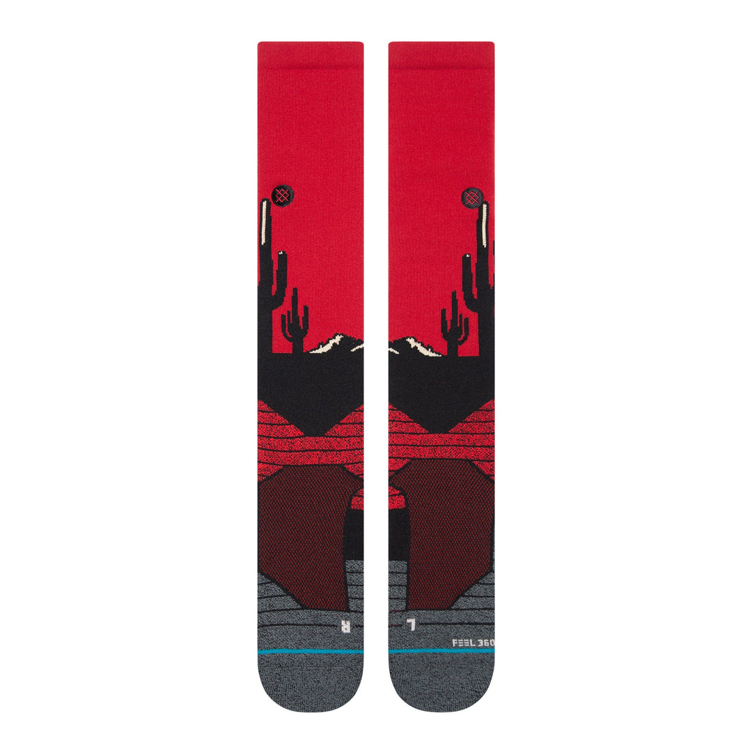 Arizona Diamondbacks Desert Landscape OTC Socks - LARGE