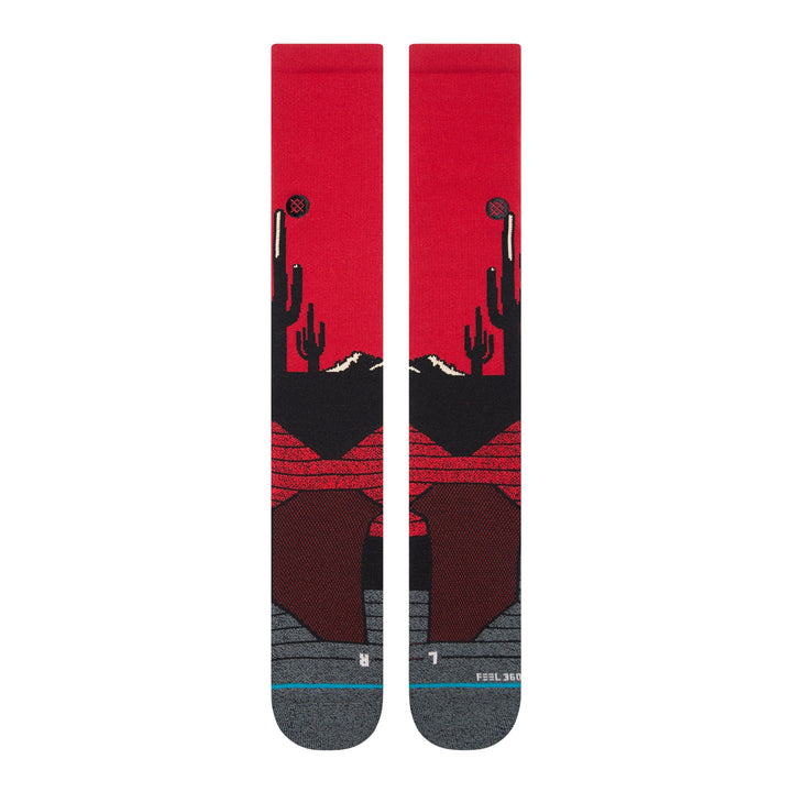 Arizona Diamondbacks Desert Landscape OTC Socks - LARGE