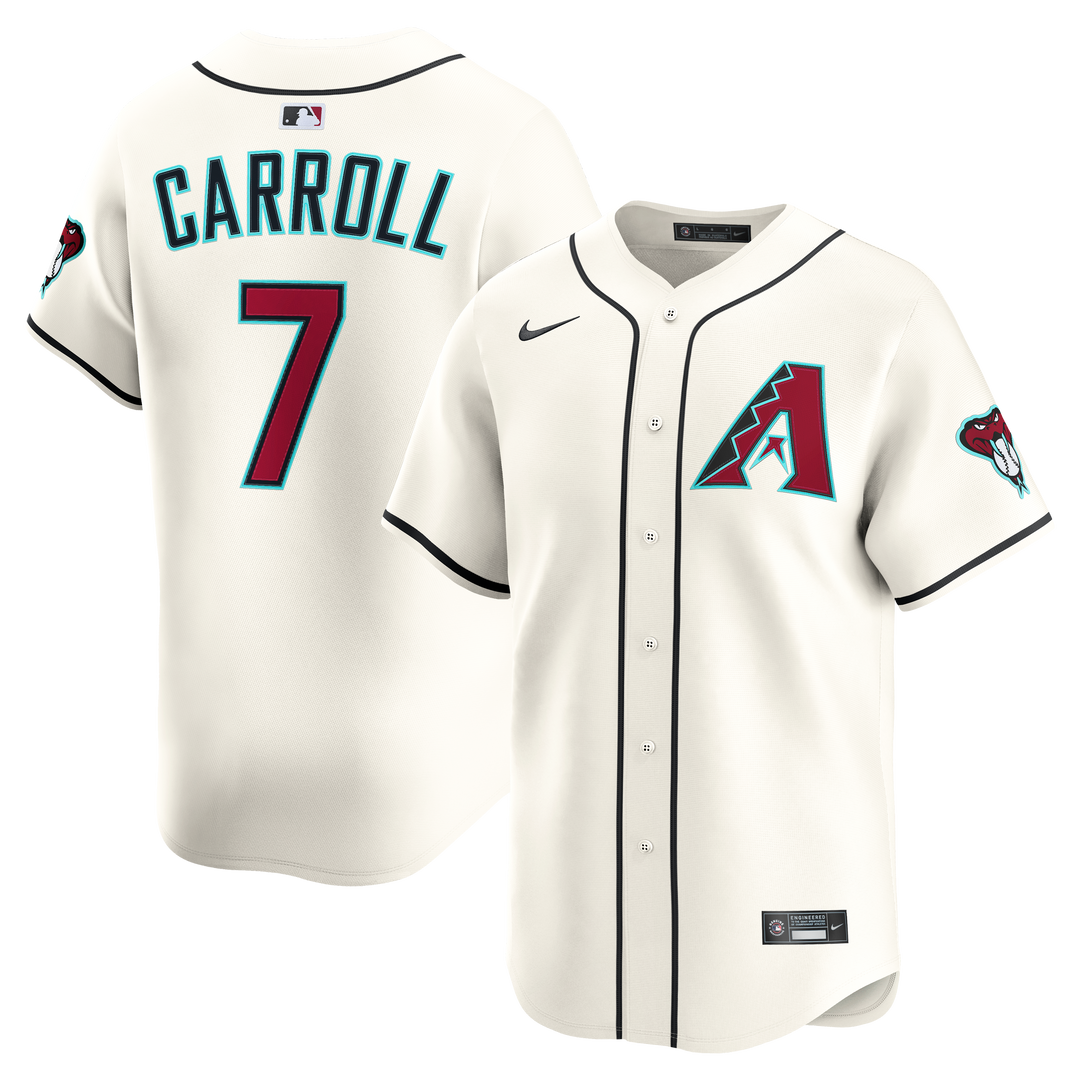 Arizona Diamondbacks Men’s Nike Limited Home Carroll Jersey