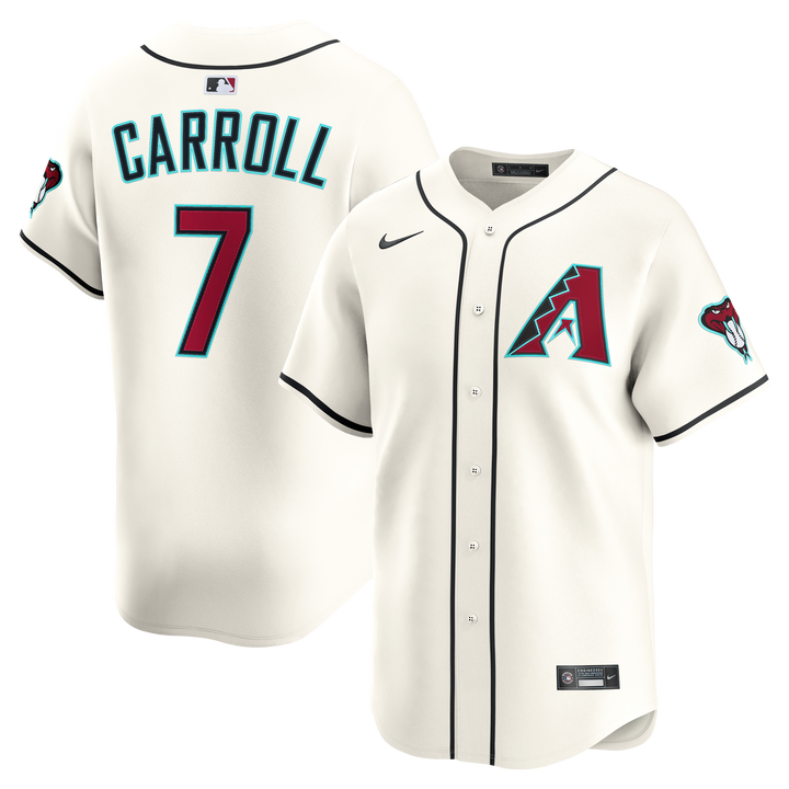Arizona Diamondbacks Men’s Nike Limited Home Carroll Jersey