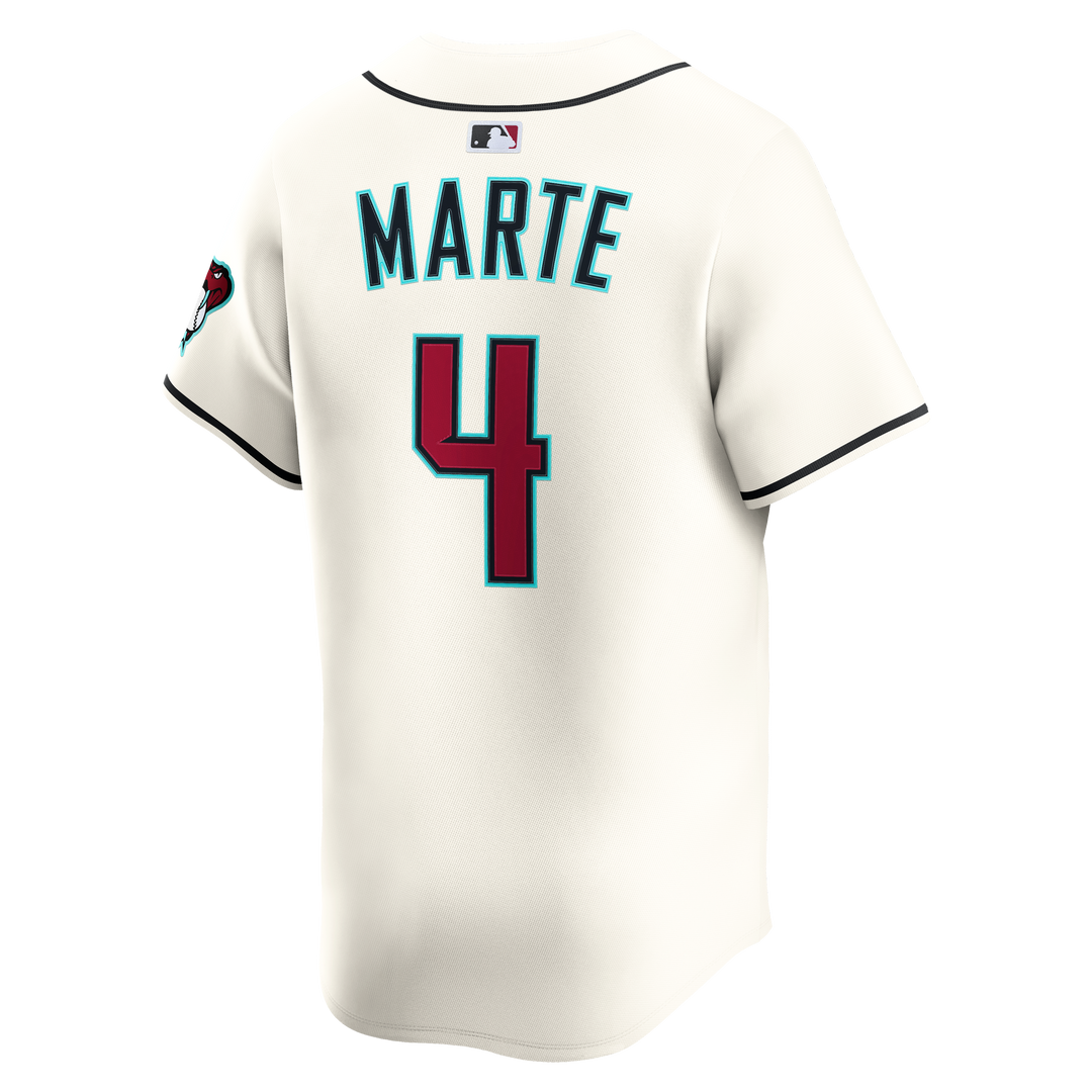 Arizona Diamondbacks Men’s Nike Limited Home Marte Jersey