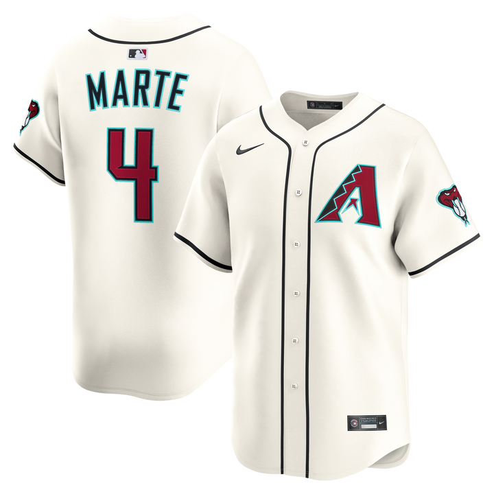 Arizona Diamondbacks Men’s Nike Limited Home Marte Jersey