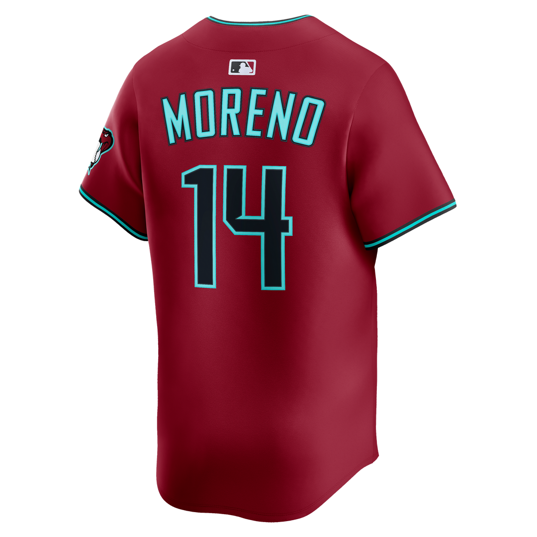 Arizona Diamondbacks Men’s Nike Red Limited Moreno Jersey