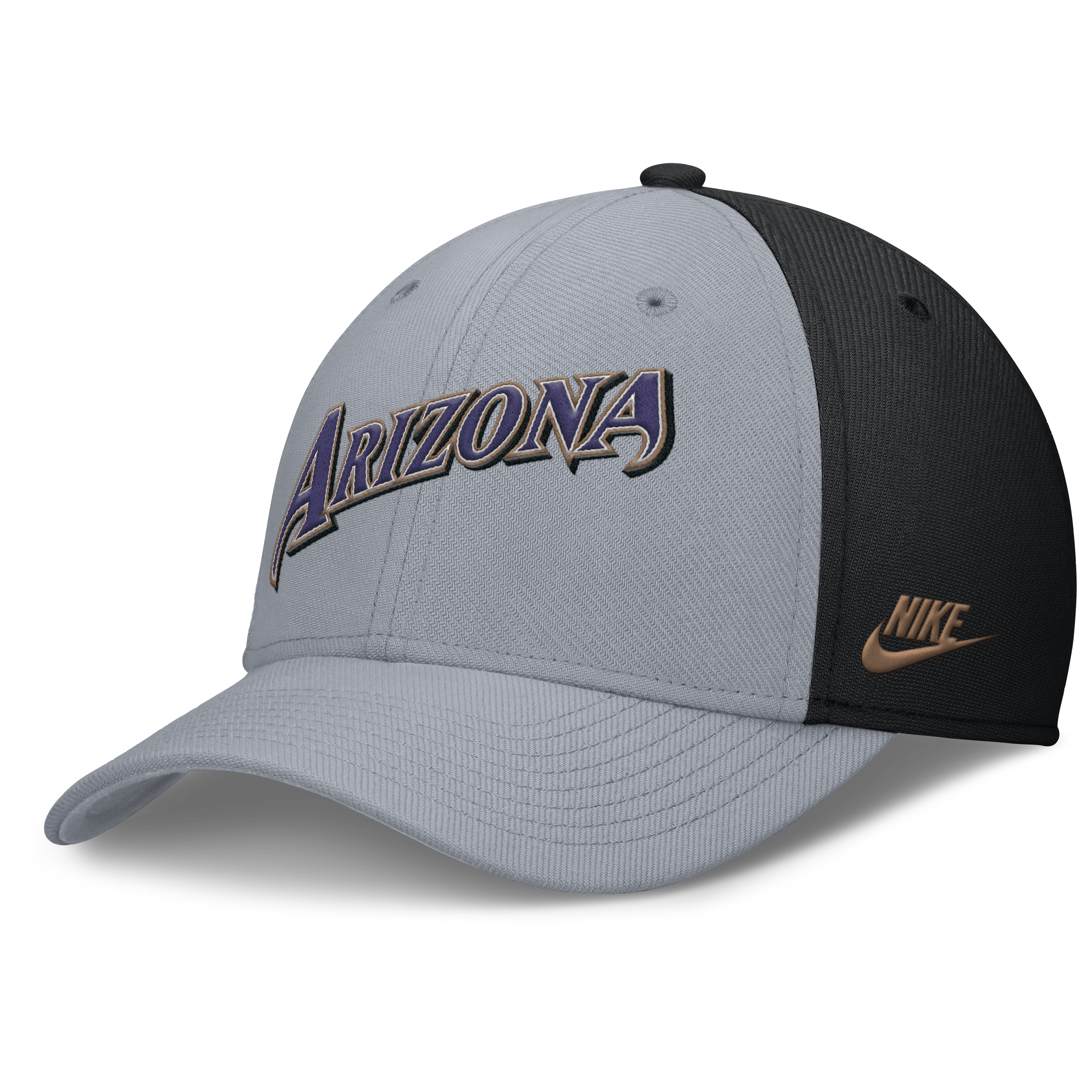 Arizona Diamondbacks Men's Nike Retro Script Flex Fit Cap - Rattle