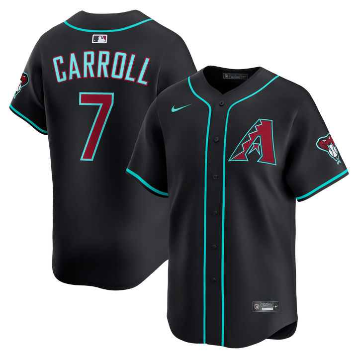 Arizona Diamondbacks Nike Men’s Black Limited Carroll