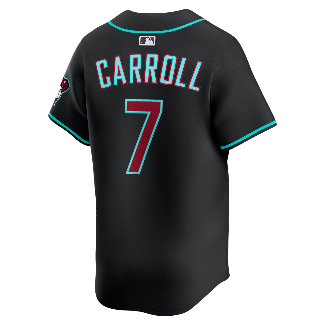 Arizona Diamondbacks Nike Men’s Black Limited Carroll