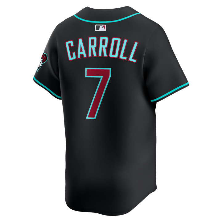 Arizona Diamondbacks Nike Men’s Black Limited Carroll