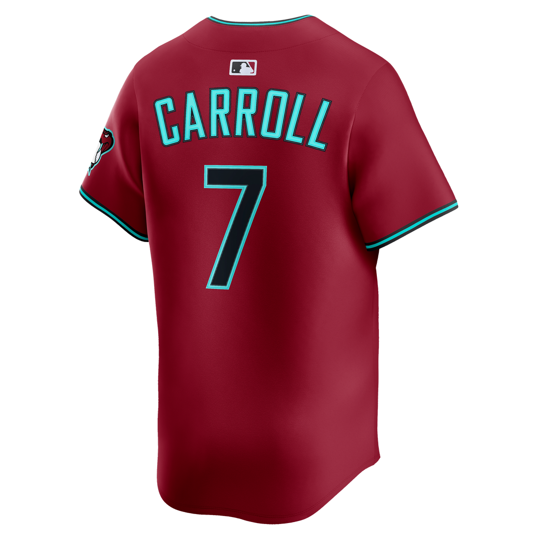 Arizona Diamondbacks Nike Men’s Red Limited Carroll Jersey