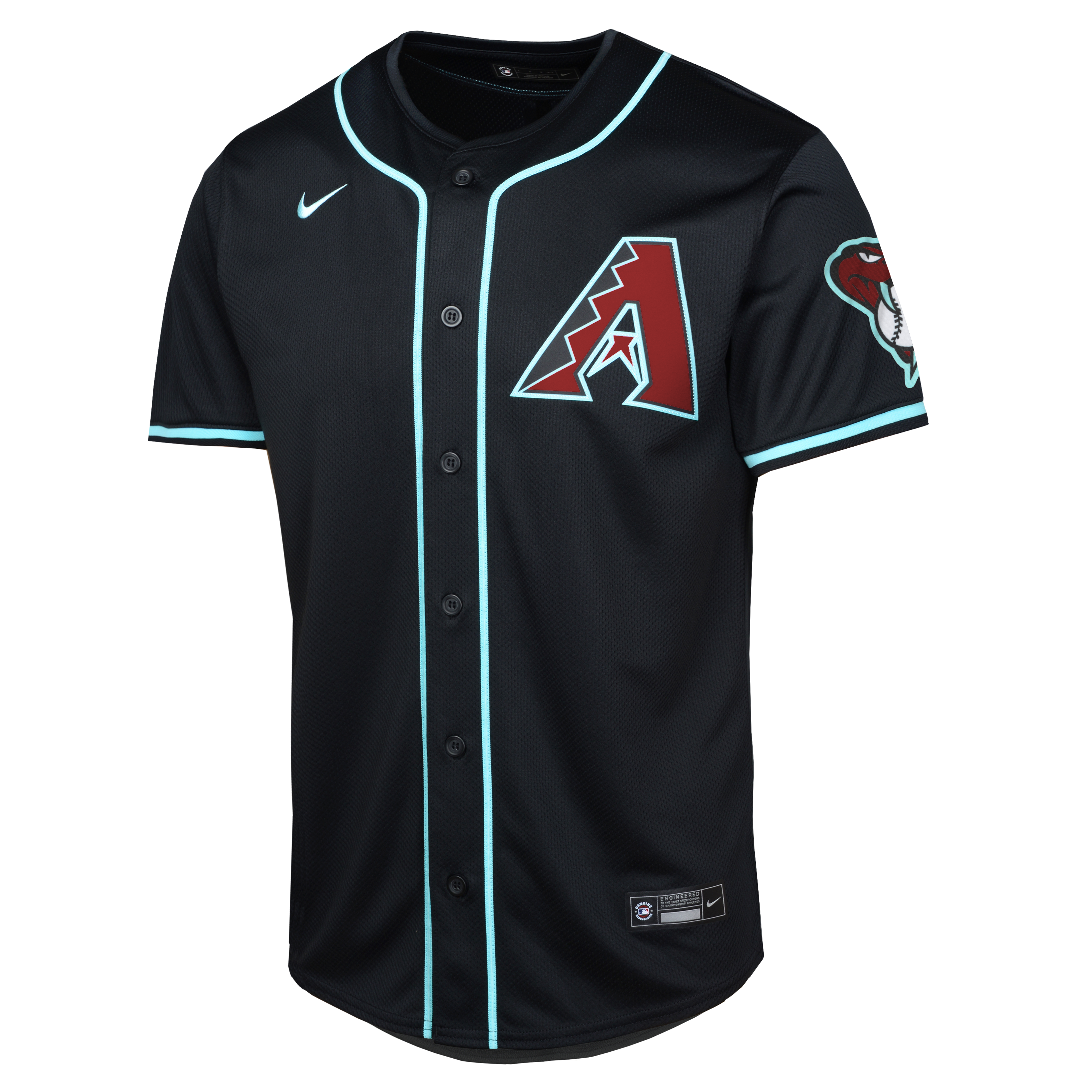 Arizona Diamondbacks Youth Black Limited Alt Jersey - Rattle
