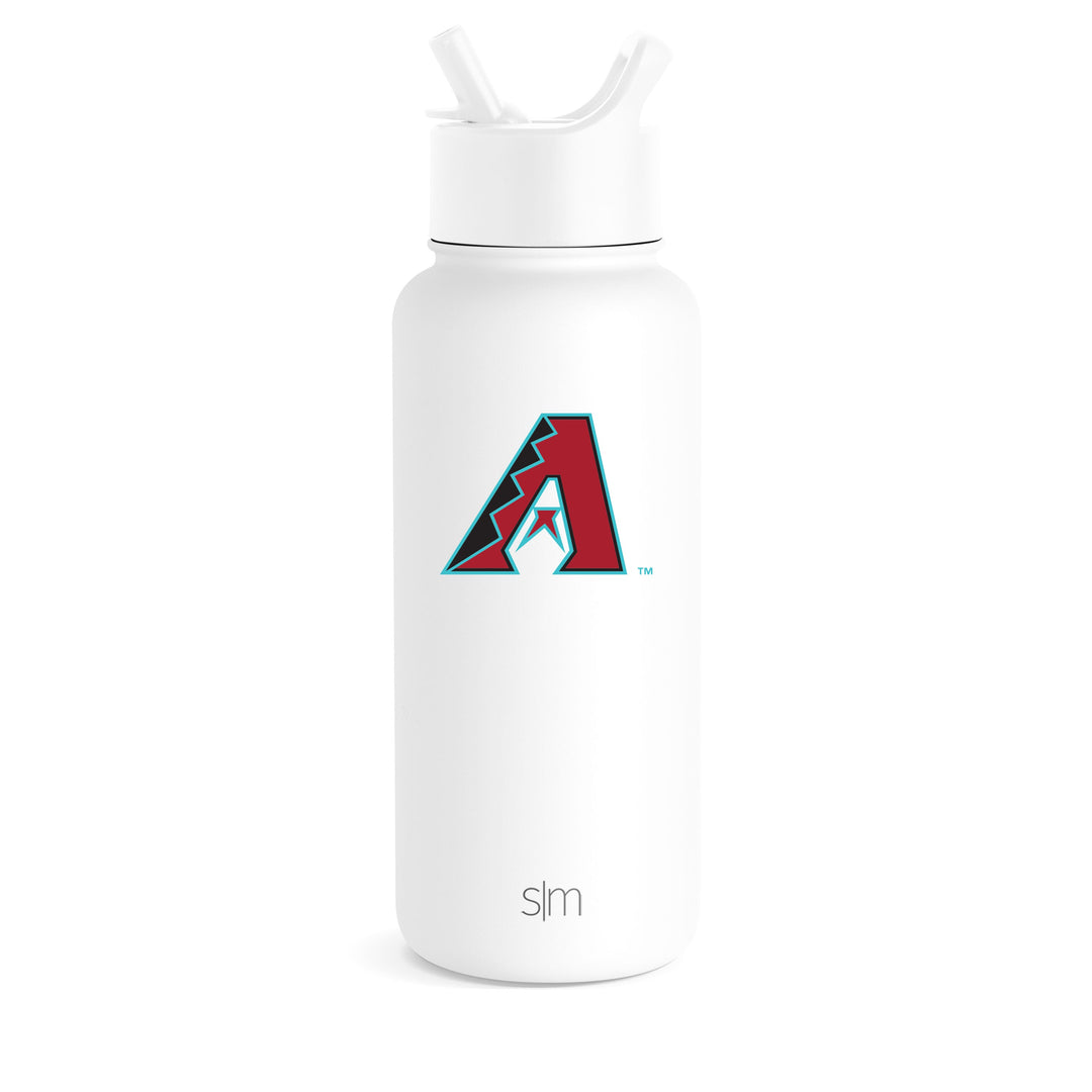 Arizona Diamondbacks Summit A Logo Water Bottle - WHITE