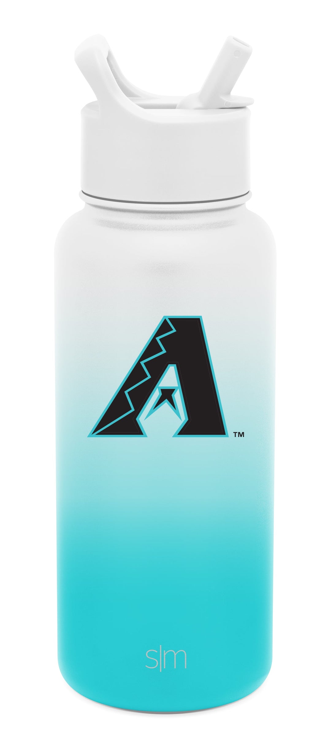 Arizona Diamondbacks Summit Ombre Water Bottle - TEAL WHITE