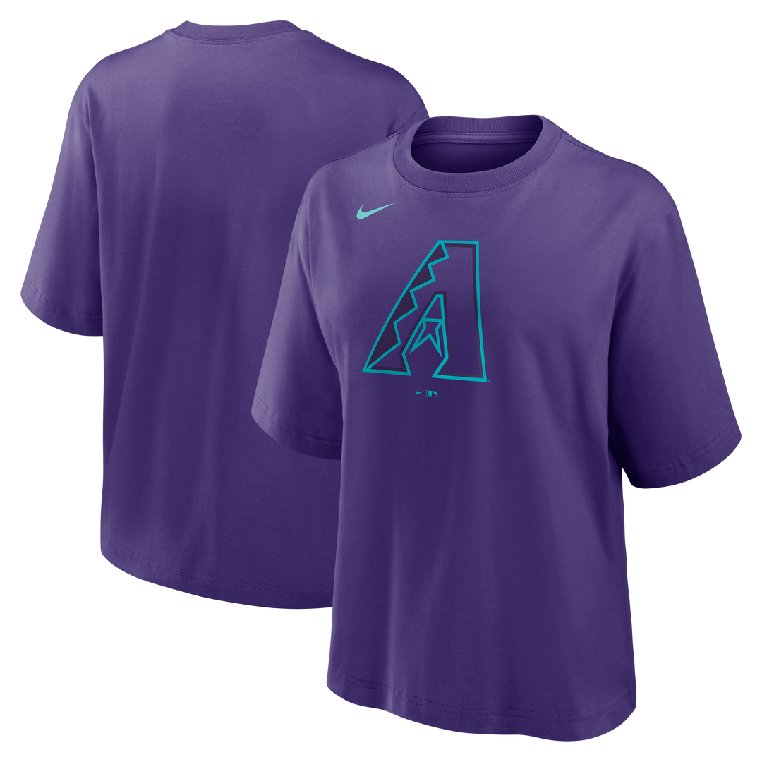 Arizona Diamondbacks Nike Women's 2025 City Connect Boxy Logo Tee