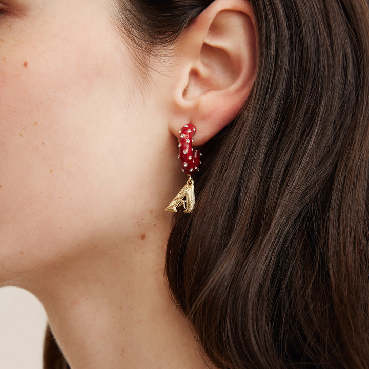 Arizona Diamondbacks Baublebar A Logo Earrings