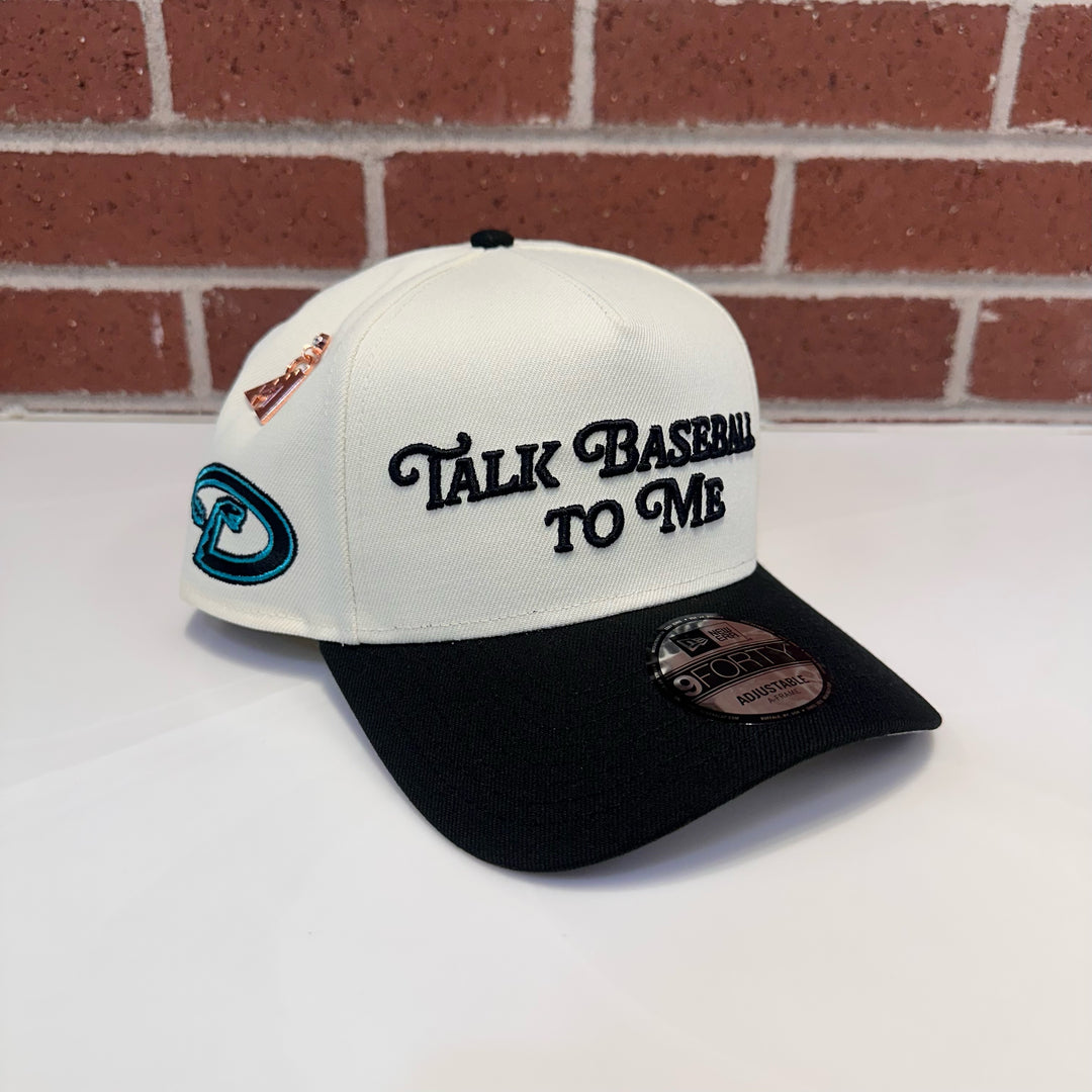 Arizona Diamondbacks New Era Talk Baseball To Me 940 Adjustable Cap