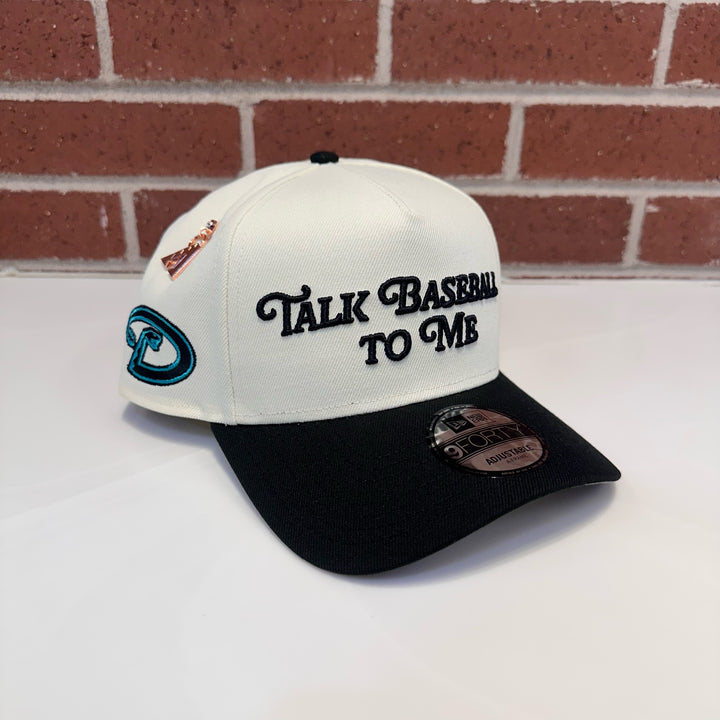 Arizona Diamondbacks New Era Talk Baseball To Me 940 Adjustable Cap