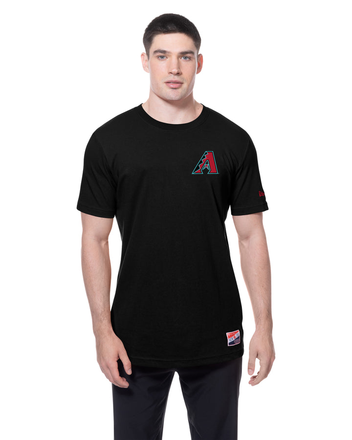 Arizona Diamondbacks Men's New Era A Logo Established Tee