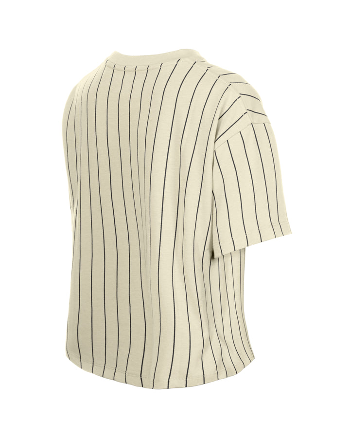 Arizona Diamondbacks New Era Womens Pinstripe Logo Crop Tee