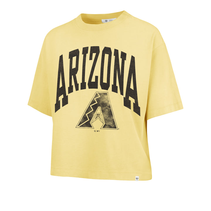 Arizona Diamondbacks Women's '47 Yellow Montauk Crop Tee