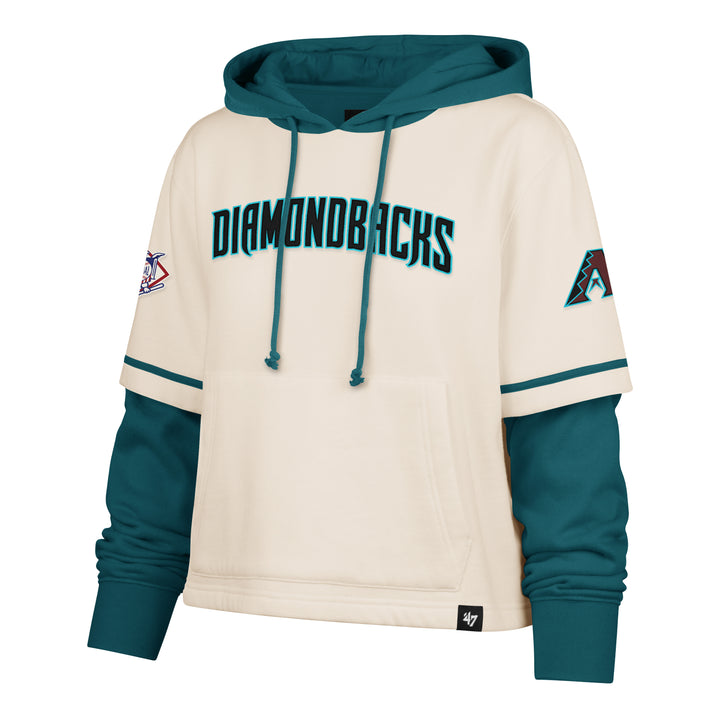 Arizona Diamondbacks Women's '47 Shortstop Crop Hoodie