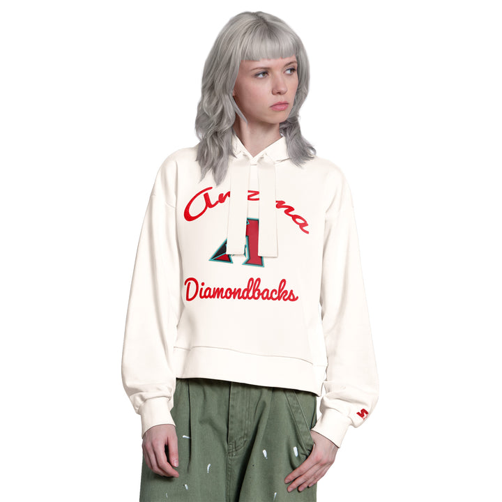 Arizona Diamondbacks Womens GIII Baseline String Hoodie