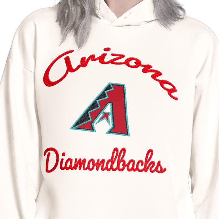 Arizona Diamondbacks Womens GIII Baseline String Hoodie