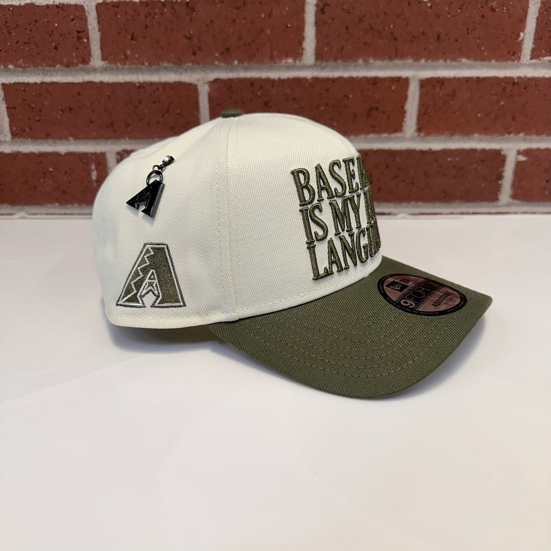 Arizona Diamondbacks New Era Baseball Is My Love Language 940 Adjustable Cap
