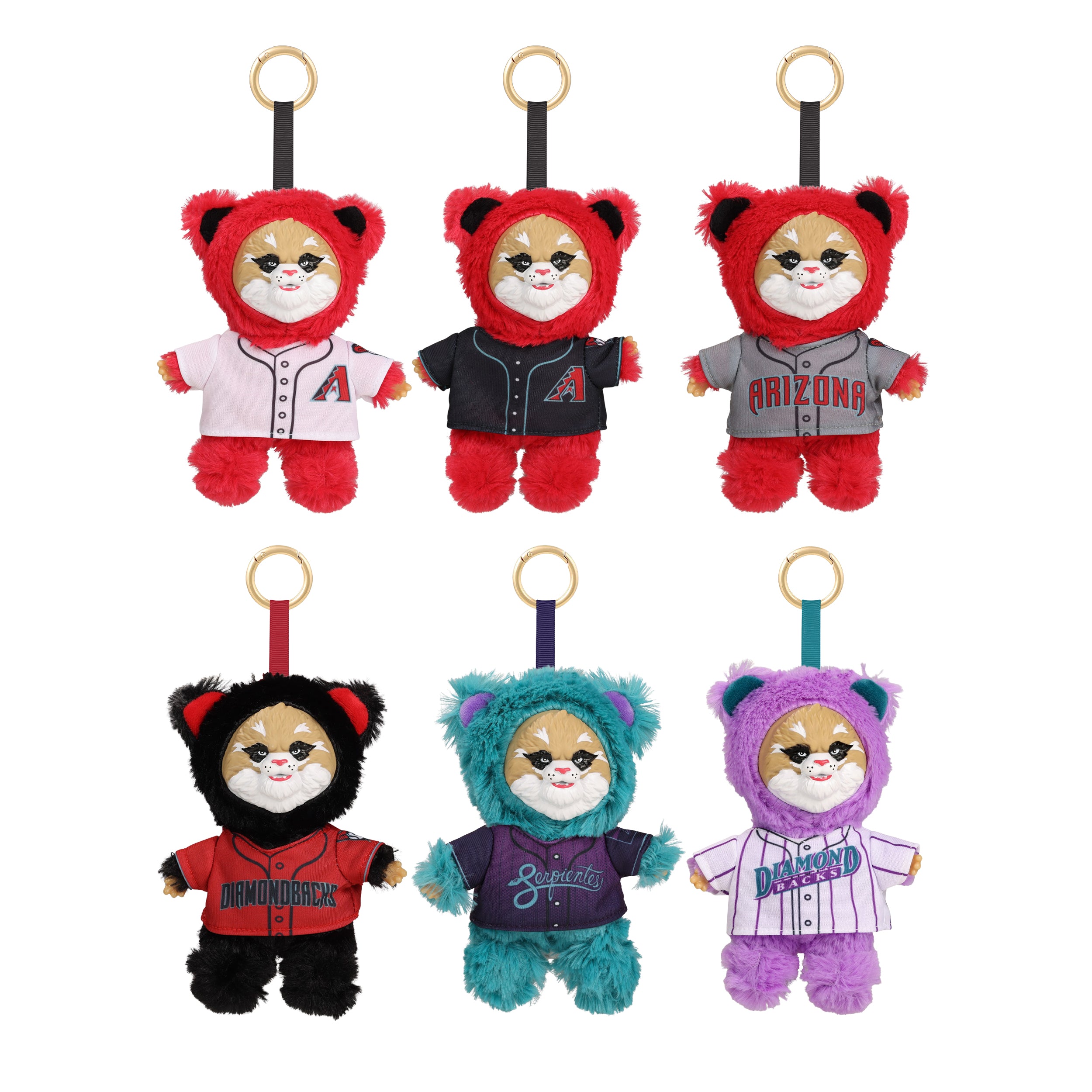 Arizona Diamondbacks FOCO FOOCOOS Plush Bag Charm Keychain Blind