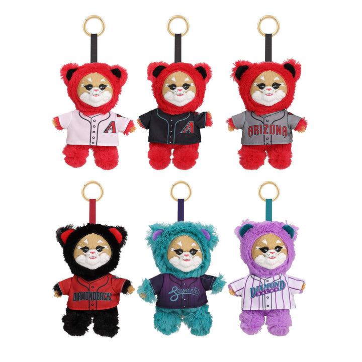 Arizona Diamondbacks FOCO FOOCOOS Plush Bag Charm Keychain Blind Box Series 2