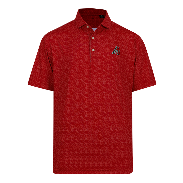 Arizona Diamondbacks Mens Full Turn Golf Print Polo
