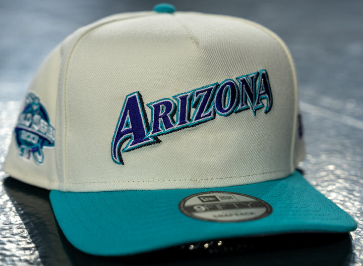 Arizona Diamondbacks Mens New Era Arizona Retro Wordmark Snapback Cap