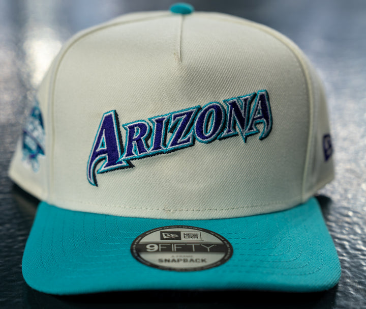 Arizona Diamondbacks Mens New Era Arizona Retro Wordmark Snapback Cap