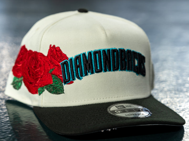 Arizona Diamondbacks Mens New Era Rose Snapback Cap