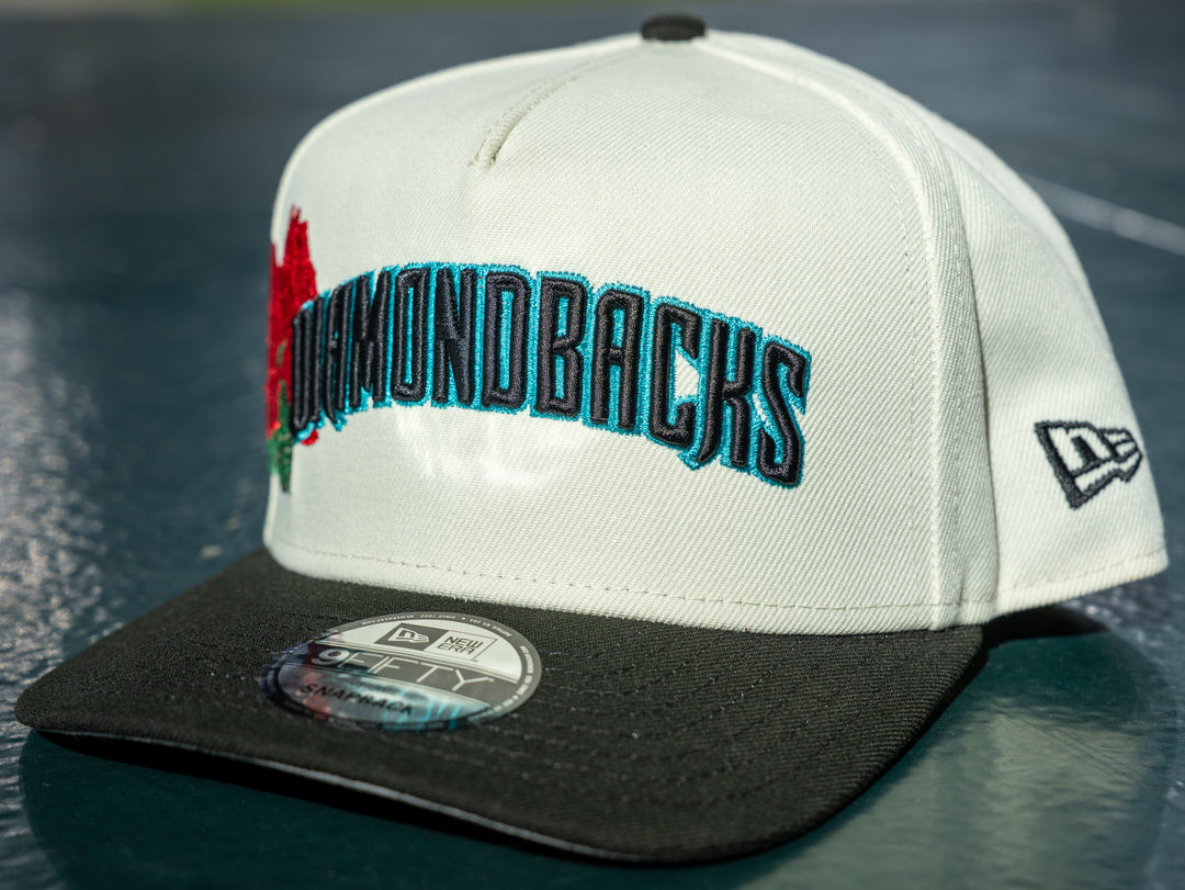 Arizona Diamondbacks Mens New Era Rose Snapback Cap