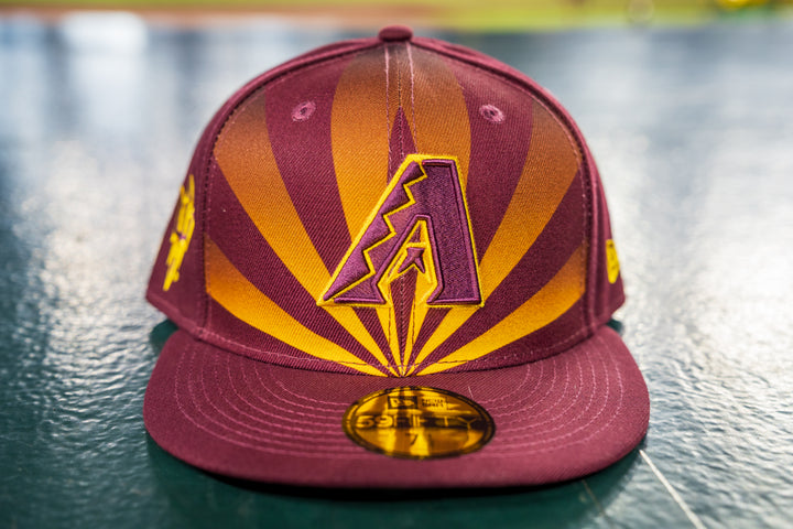 Arizona Diamondbacks New Era ASU Flag Fitted Cap