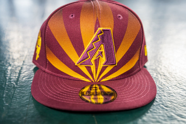 Arizona Diamondbacks New Era ASU Flag Snapback Cap