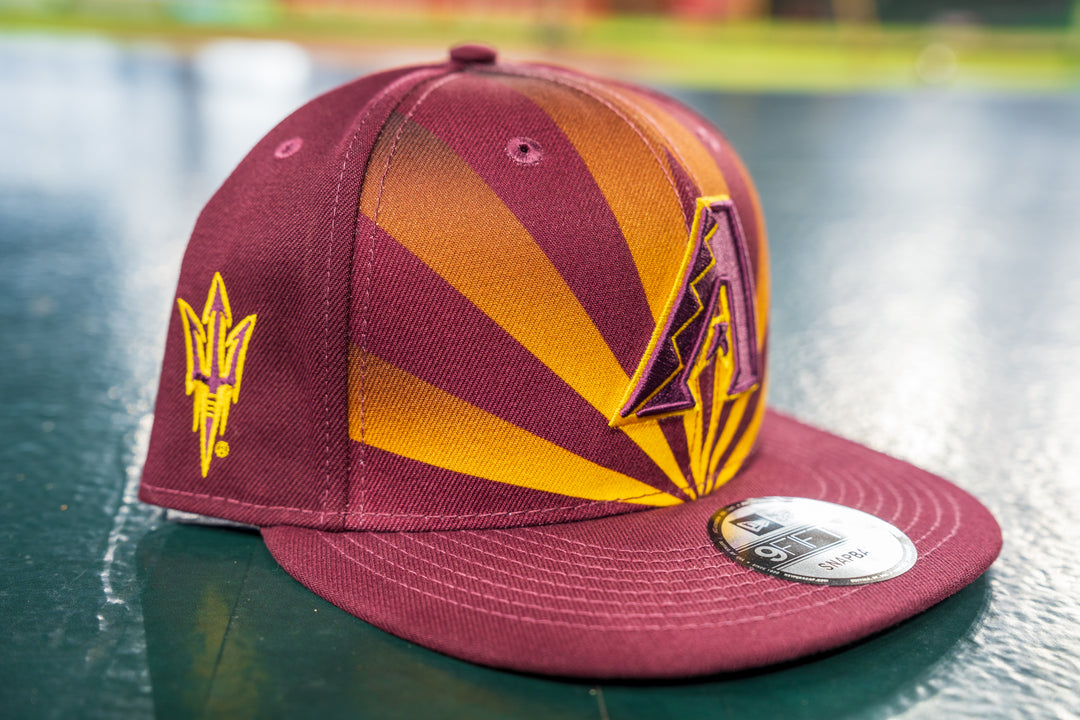 Arizona Diamondbacks New Era ASU Flag Snapback Cap