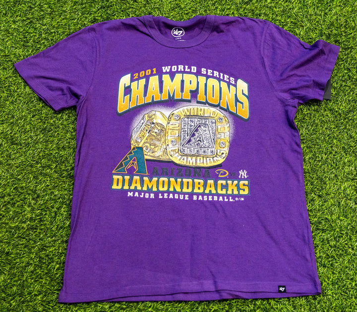 Arizona Diamondbacks Mens 47 Brand 25th Anniversary World Series Ring Tee