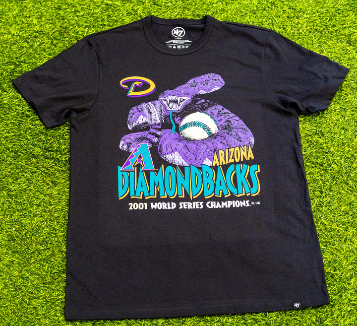 Arizona Diamondbacks Mens 47 Brand 25th World Series Anniversary Snake Tee