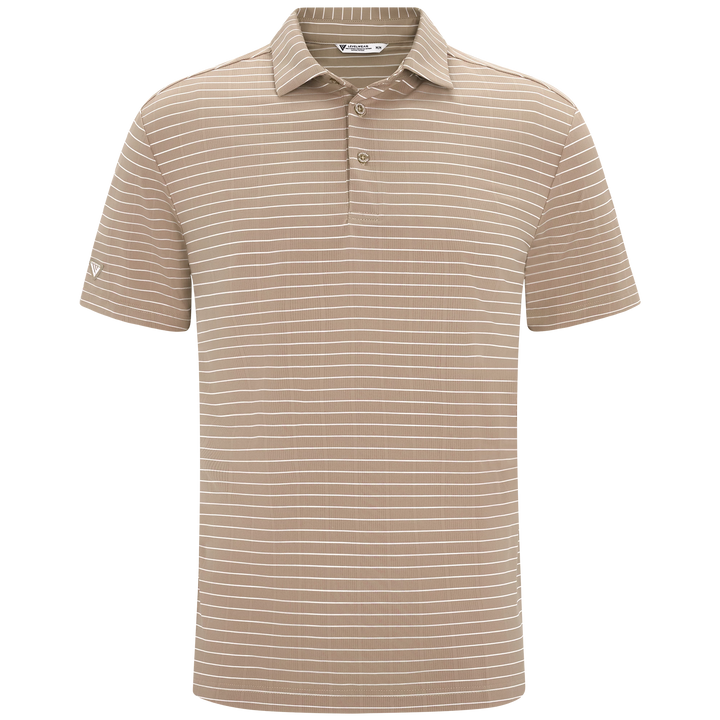 Levelwear Mens Lennox Taupe Polo
