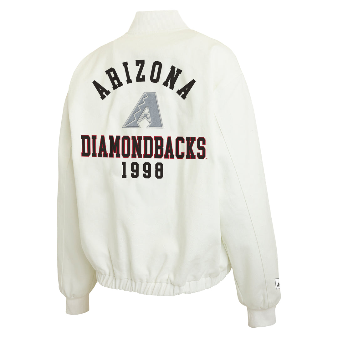 Arizona Diamondbacks Womens Wear Denim Bomber Jacket