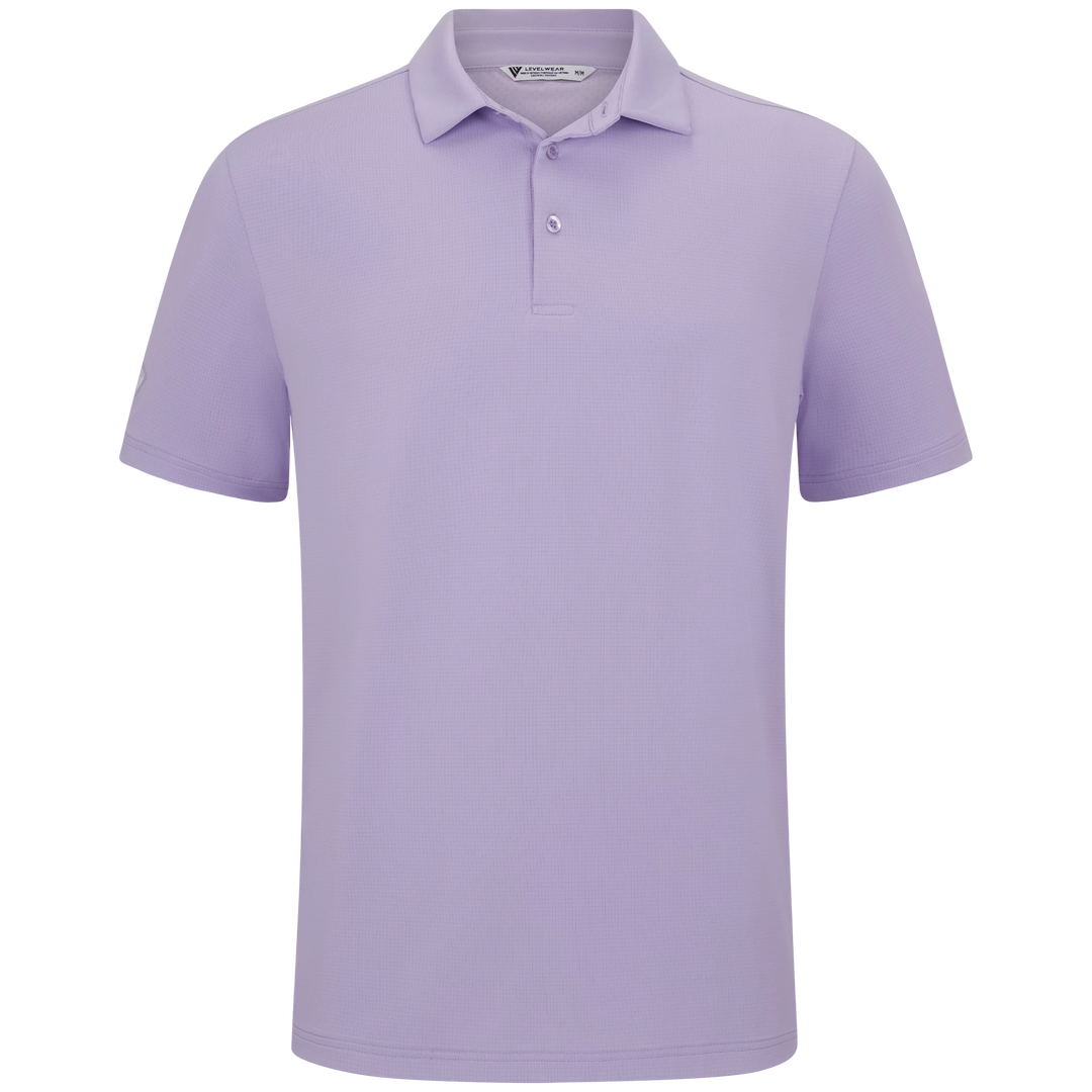 Levelwear Mens Versa Purple Polo