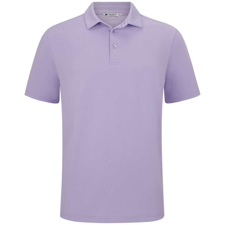 Levelwear Mens Versa Purple Polo